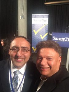 sw media group publisher Lucky Randhawa with Garry Thind school trustee