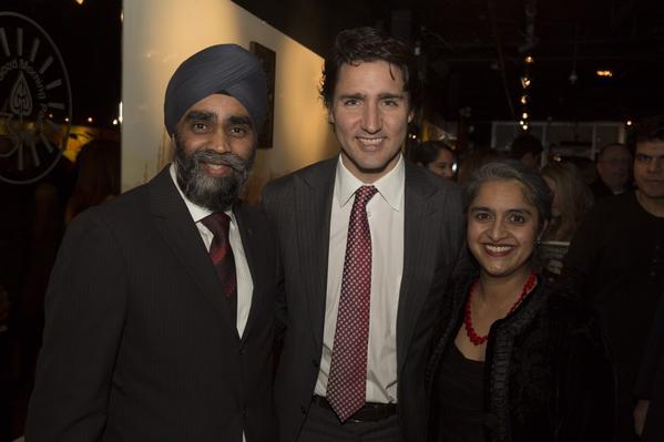 harjit sajjan with trudeau