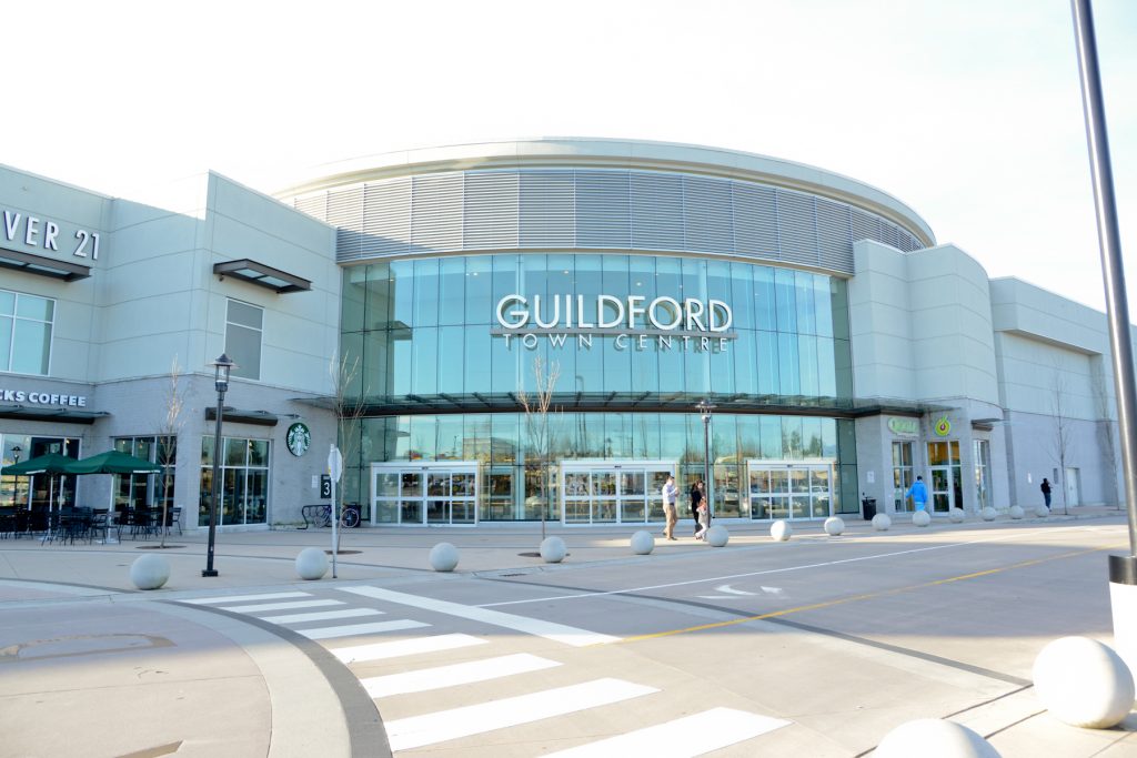Main Entrance of Guildford town Centre