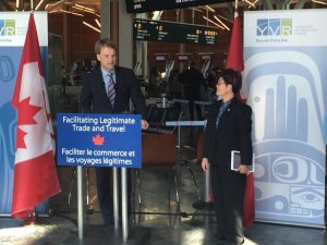Canada’s Citizenship and Immigration Minister Chris Alexander at YVR Vancouver Photo Courtesy: CIC