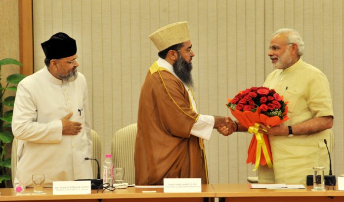 A delegation of 30 leaders from the Muslim community called on Indian Prime Minister Narendra Modi
