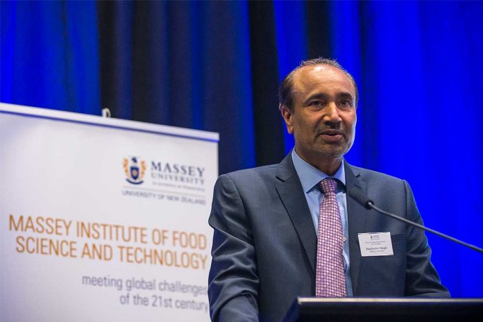 Harjinder Singh, the head of Massey University’s Institute of Food Science and Technology. (Photo www.massey.ac.nz)