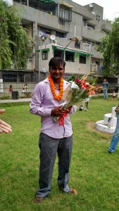 Rickshaw driver Karamveer Singh who saved two children from being kidnapped in Dwarka. Photo: IANS