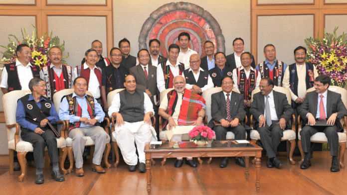 Narendra Modi has spoken to various leaders after the signing of historic peace accord between Government of India and Nationalist Socialist Council of Nagaland (NSCN).