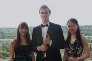 L to R: Andrea Pedro, Alexander Chernata, Julie Lin