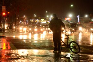 More hours of darkness mean more caution driving, riding and walking. Photo: Ray Hudson