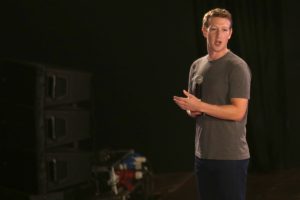 New Delhi: Facebook Inc. founder Mark Zuckerberg during a Q&A session with IIT students in New Delhi on Oct 28, 2015. (Photo: Amlan Paliwal/IANS)