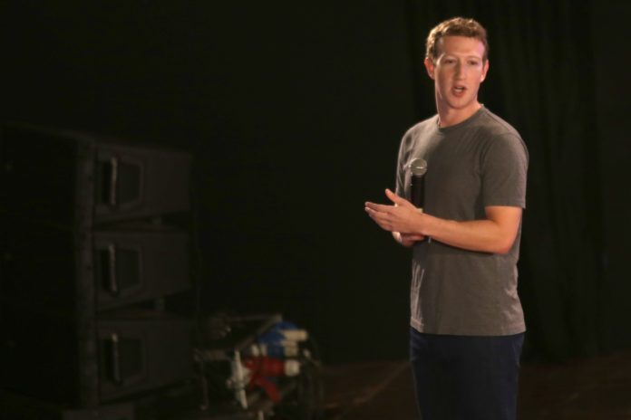 New Delhi: Facebook Inc. founder Mark Zuckerberg during a Q&A session with IIT students in New Delhi on Oct 28, 2015. (Photo: Amlan Paliwal/IANS)