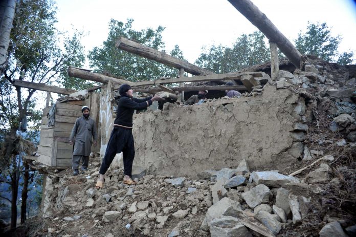 (WORLD SECTION) PAKISTAN-LOWER DIR-EARTHQAUKE-DAMAGE