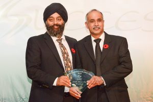 1-10 Employees: South Point Pet Hospital, Dr. Aunali Daudjee, right, with sponsor Copyteck Print Centres