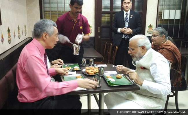 This picture was tweeted by @narendramodi