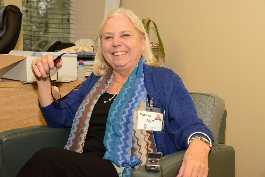 Marilyn Herrmann, Executive Director Surrey Food Bank. – Photo: Ray Hudson