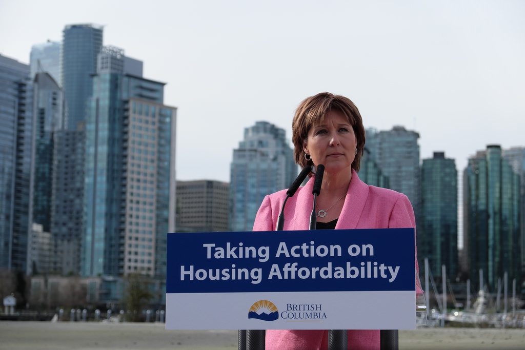 BC Premier Christy Clark. Photo: BC Newsroom