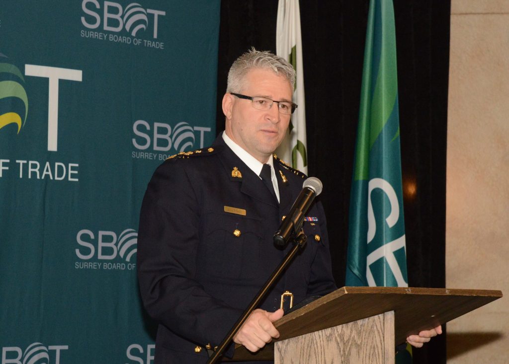Bill Fordy, Assistant Commissioner, Surrey RCMP Photo: Ray Hudson