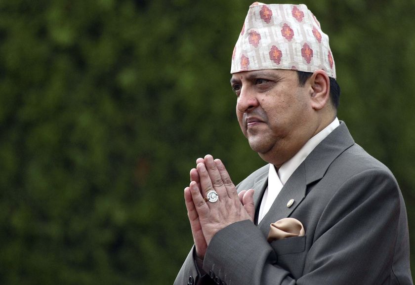 Nepal's deposed king Gyanendra Shah