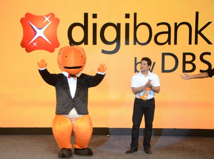 Mumbai: Cricket legend Sachin Tendulkar at the launch of group's mobile only bank in Mumbai on April 26, 2016. (Photo: IANS)