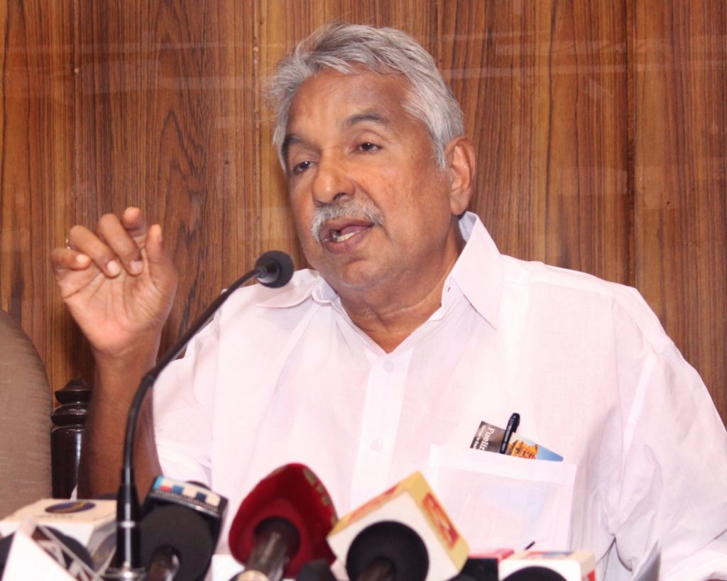 Kerala Chief Minister Oommen Chandy. (File Photo: IANS)
