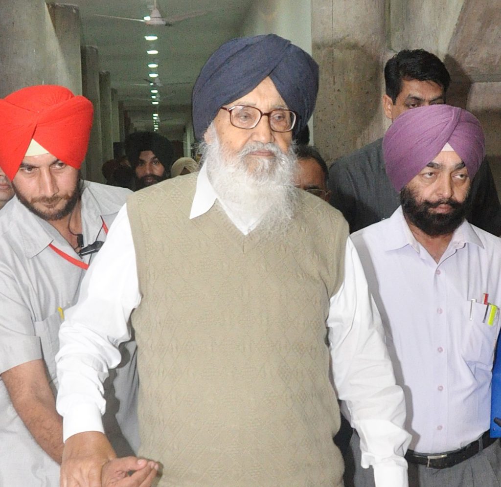 Punjab Chief Minister Parkash Singh Badal. (File Photo: IANS)