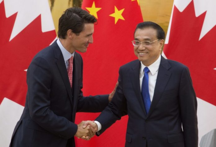 Justin Trudeau Li Keqiang
