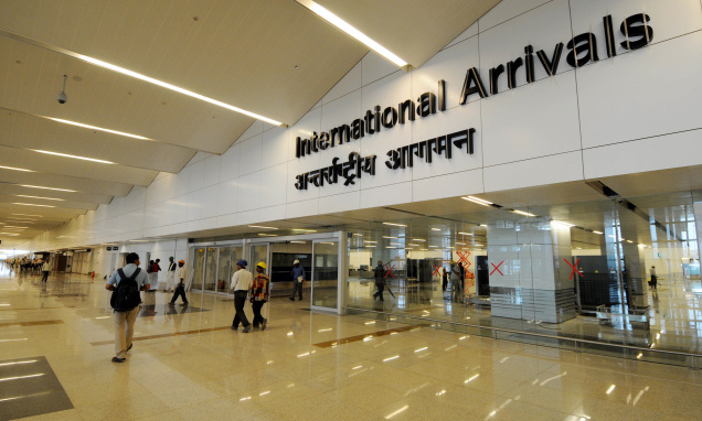 The IGI airport's Terminal 3 - T3, an integrated terminal for International and Domestic which can handle 34 million passengers annually ahead of the Commonwealth Games