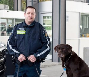 Mark Ingalls and Caper Photo: CBSA