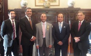 Tamgha-i-Imtiaz conferring (left to right) Mustafa Khosa, Makhdoom Ahmed Mehmood, Faisal Khosa, Latif Khosa, Nasir Khosa.