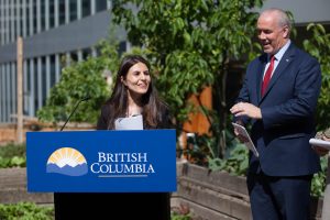 Ghezal Durrani joined Premier John Horgan to announce the province’s investments in new homes for women fleeing violence. Ghezal is a former resident of YWCA’s Monroe House, a second-stage transition house in Vancouver. Today, Ghezal is a third-year criminology student, and a Community Development Coordinator with the YWCA. For thousands of women in B.C., 1500 new transitional housing units mean more a house – it’s a lifeline and a second chance.
